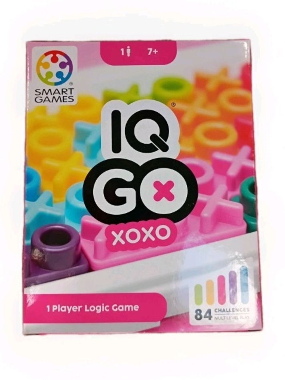 Smart Games IQGO XOXO 84 challenges Logic Game Travel Size NEW